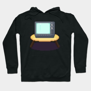 Pixel Art CRT Tv Hoodie